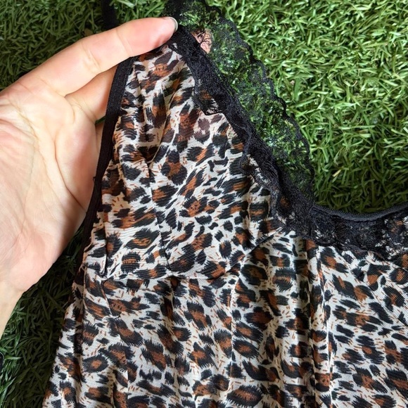 Leopard Mesh cami - Picture 5 of 7